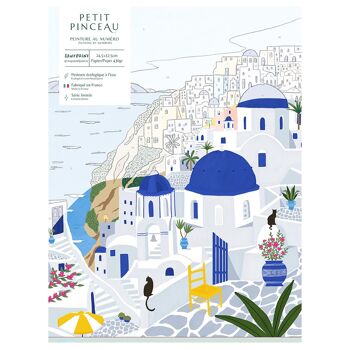 Kit de peinture au numéro - Santorini par Maja Tomljanovic (291062) 3