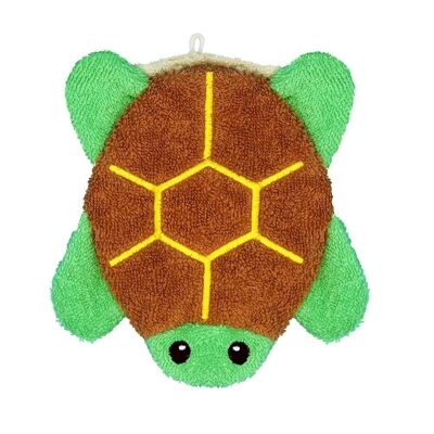 ORGANIC washcloth tortoise - large