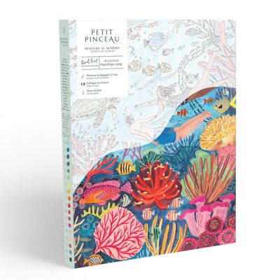 Paint by number kit - Coral reef by Miranda Sofroniou