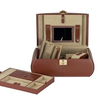 Coffret Bijoux & Montres, Cuir, Collection Cordoba 12