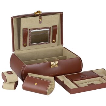 Coffret Bijoux & Montres, Cuir, Collection Cordoba 11