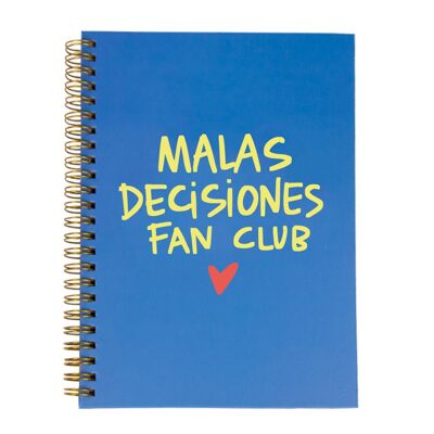 A5 Notebook - Bad Decisions