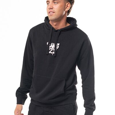 GRAFFITY RAMS 23 SWEATSHIRT Black Hooded sweatshirt with front and back Graffity print