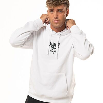 GRAFFITY RAMS 23 SWEATSHIRT White Hooded sweatshirt with front and back Graffity print