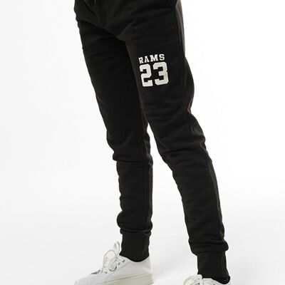 RAMS 23 PANTALONE BIOLOGICO Nero