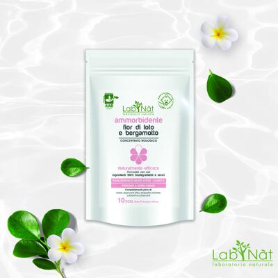 AMMORBIDENTE BIOLOGICO  LOTO E BERGAMOTTO - ORGANIC SOFTNER LOTUS FLOWER AND BERGAMOT