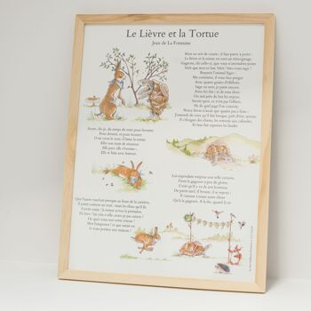 Affiche Le Lièvre et la Tortue 2