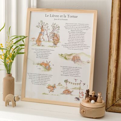Poster the Hare and the Tortoise