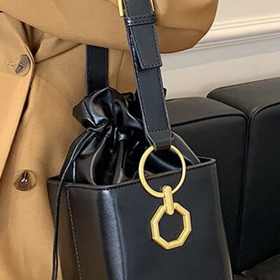 AnBeck 'The Cube' Clutch / Handbag / Shoulder Bag (Black)