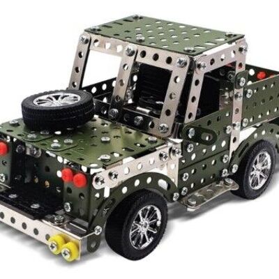 Kit de construcción de cochera de metal 3D Land Rover, CHP0010, 26.8x12.5x12.5cm