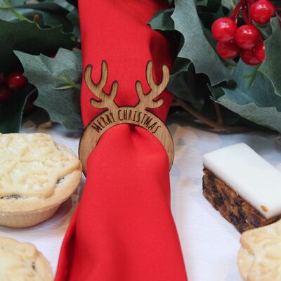 Reindeer Napkin Ring Holders