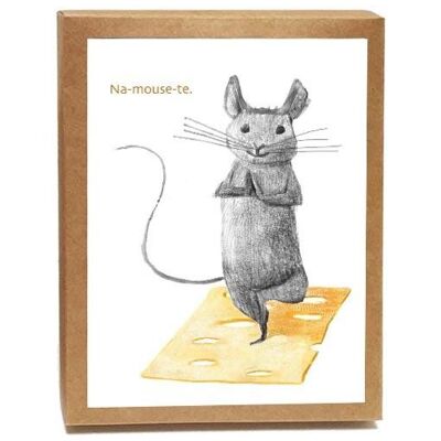 Na Mouse Te Boxed Notes - Lot de 8 cartes