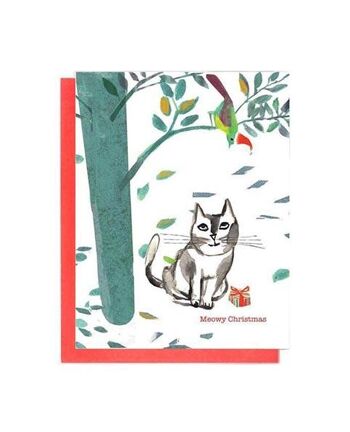 Meowy Christmas Boxed Notes - Lot de 8 cartes 2