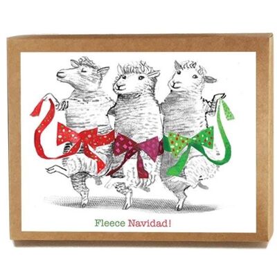 Fleece Navidad Boxed Notes - Set of 8 Cards