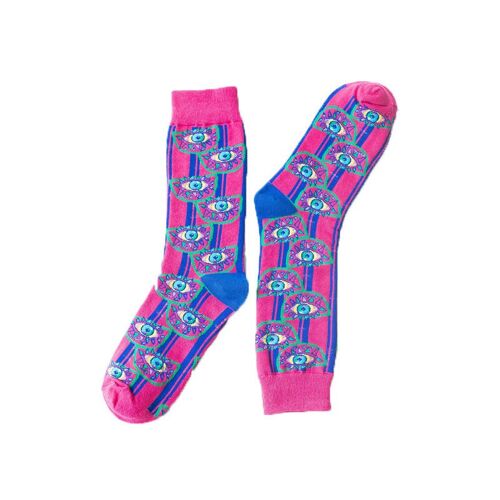 gekleurde sokken met print | unisex | sokken | hoge sokken