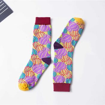 chaussettes colorées avec imprimé | unisexe | chaussettes | chaussettes hautes 3