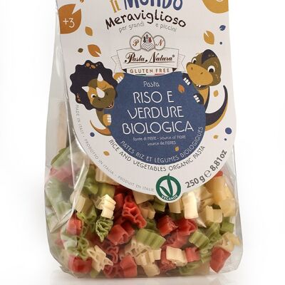 PASTA PARA NIÑOS: Dinosaurios Bio y Sin Gluten