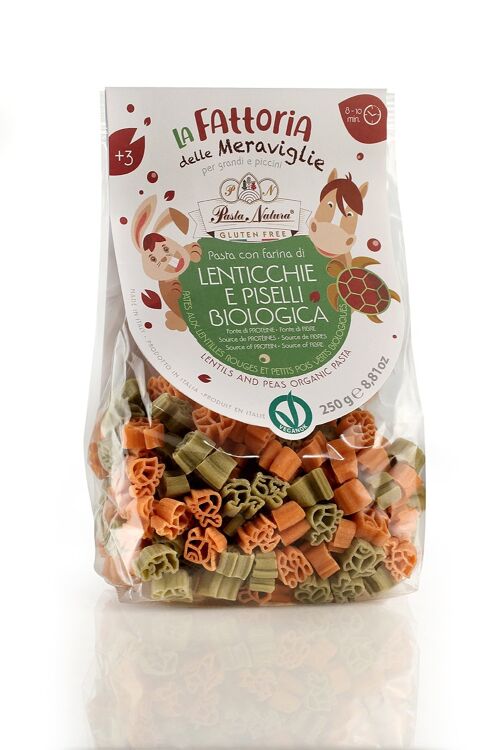 PASTA PER BAMBINI: Animaletti di legumi BIO & Gluten Free