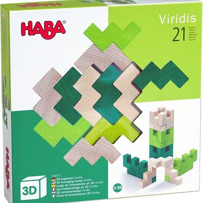 Juego de arreglos 3D Viridis de HABA - Juguete de madera