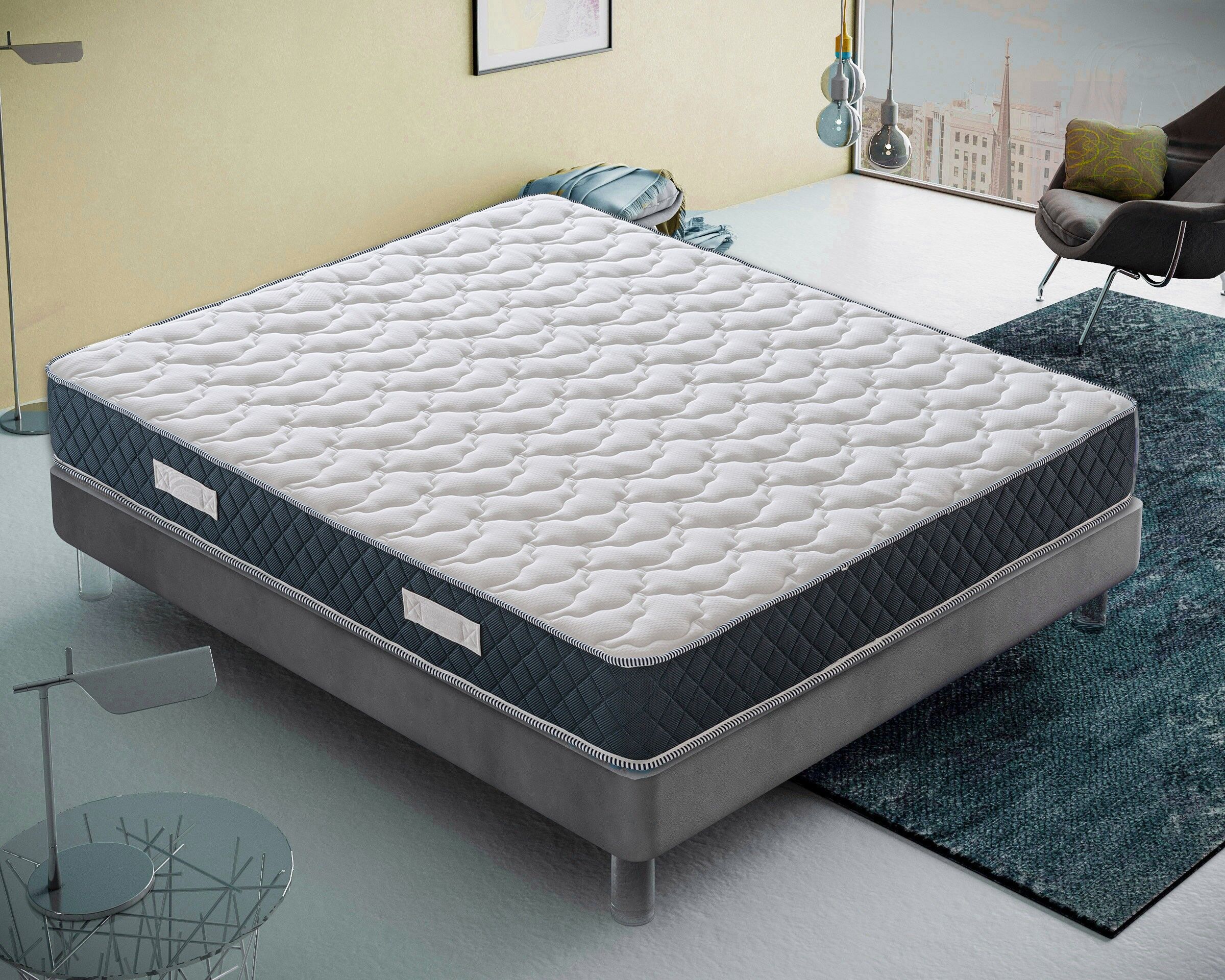 Memory-Foam-Matratze – 21 cm hoch – 11 differenzierte Zonen – orthopädisch – 160 x 190 cm
