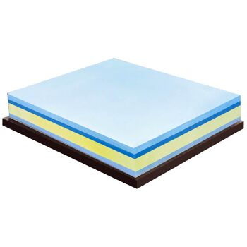 Matelas Memory Foam - Hauteur 25 cm - 11 zones différenciées - Mémoire 5cm - Orthopédique - Déhoussable - 160x190 cm 4