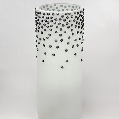 Vase en verre décoratif d'art 7017/300/sh350.2