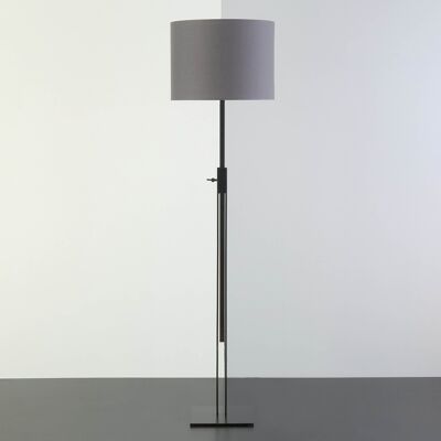 FLOOR LAMP 25X25X100/200 BLACK METAL WITHOUT SHADE TH1147301