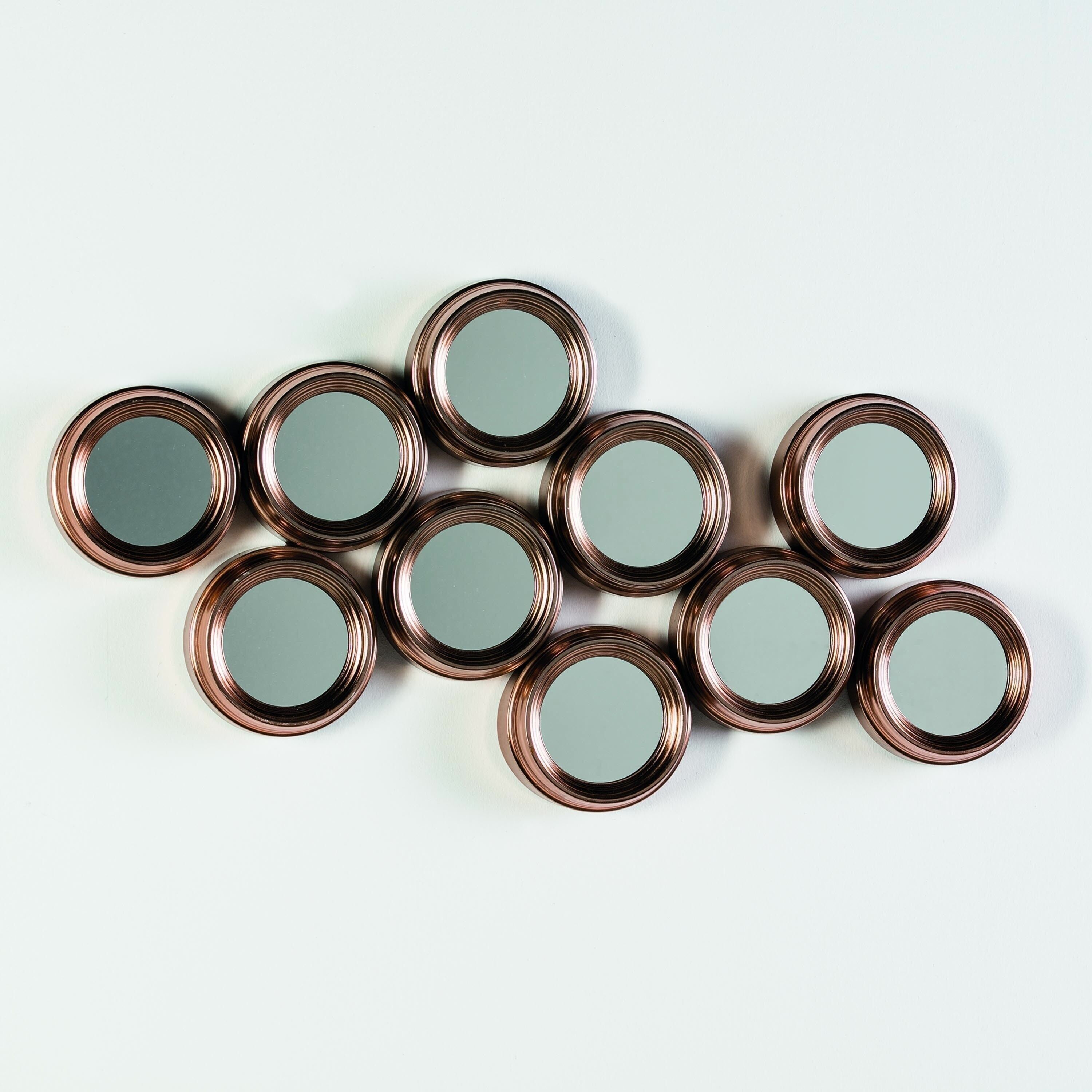 SCULTURA 85X6X43 SPECCHIO/METALLO COLORE RAME TH1311000