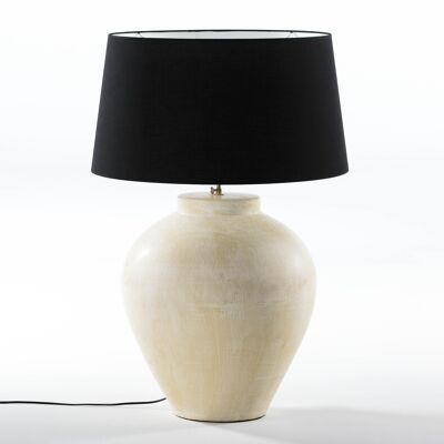 TABLE LAMP 45X45X64 APPROX. CREAM TERRACOTTA WITHOUT SCREEN TH2021300