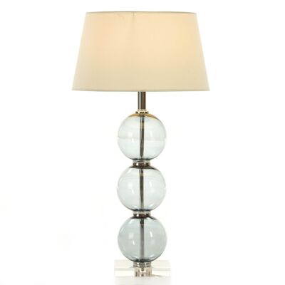 TABLE LAMP 16X16X59 ACRYLIC/METAL/BLUE GLASS WITHOUT SCREEN TH2214400