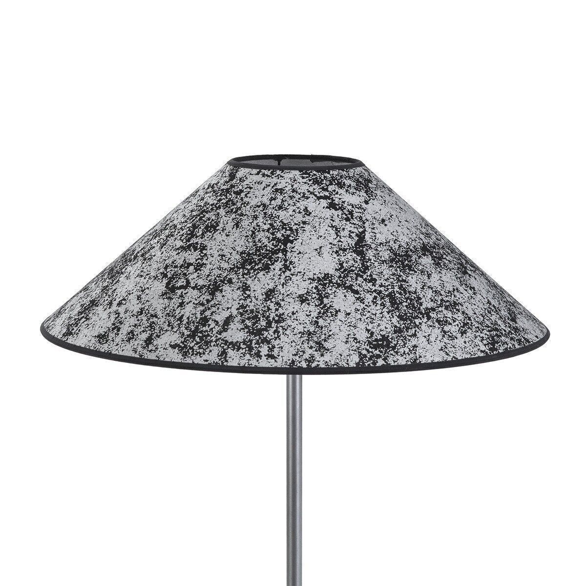 SCHERMO BASSO CHINATO 50X13X25 TELA NERO/ARGENTO TH3207650