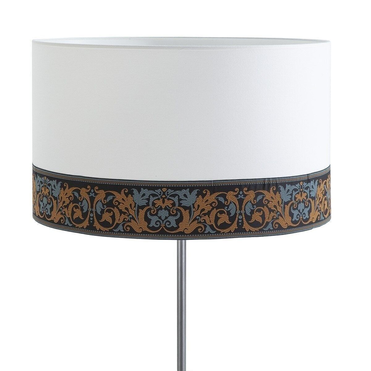 PARALUME TUBO 50X50X30 COTONE BIANCO CON BORDO MULTICOLORE TH3208450