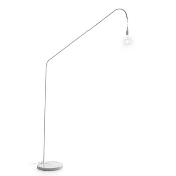 LAMPADAIRE 120X35X202 MARBRE BLANC/MÉTAL BLANC TH4046100