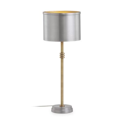 TABLE LAMP 20X12X55 GOLD/SILVER METAL TH6586100