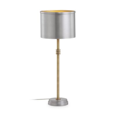 LAMPADA DA TAVOLO 20X12X55 METALLO ORO/ARGENTO TH6586100