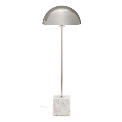 TABLE LAMP 25X12X73 WHITE MARBLE/NICKEL METAL TH6586600