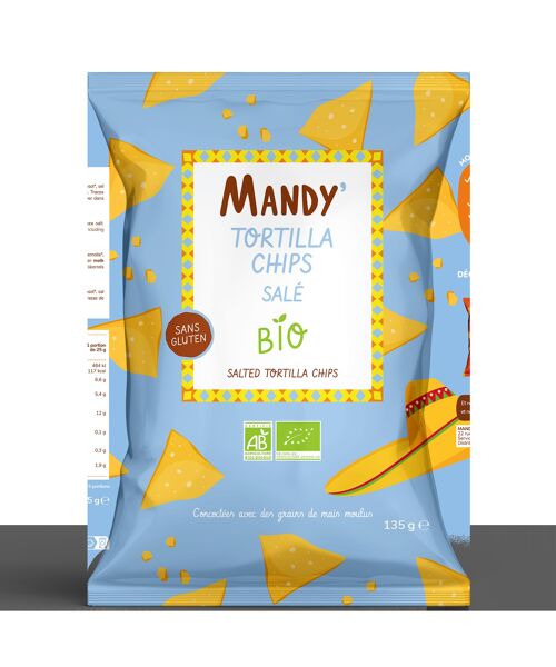 MANDY' - TORTILLA CHIPS SALÉ 135 G