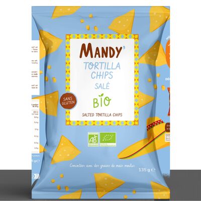 MANDY' - SALTED TORTILLA CHIPS 135 G