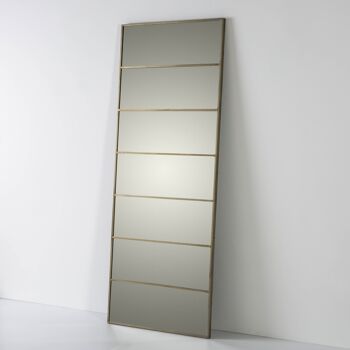 MIROIR 76X3X195 VERRE/MÉTAL DORÉ TH6950300 1