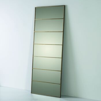 MIROIR 76X3X195 VERRE/MÉTAL DORÉ TH6950300 2