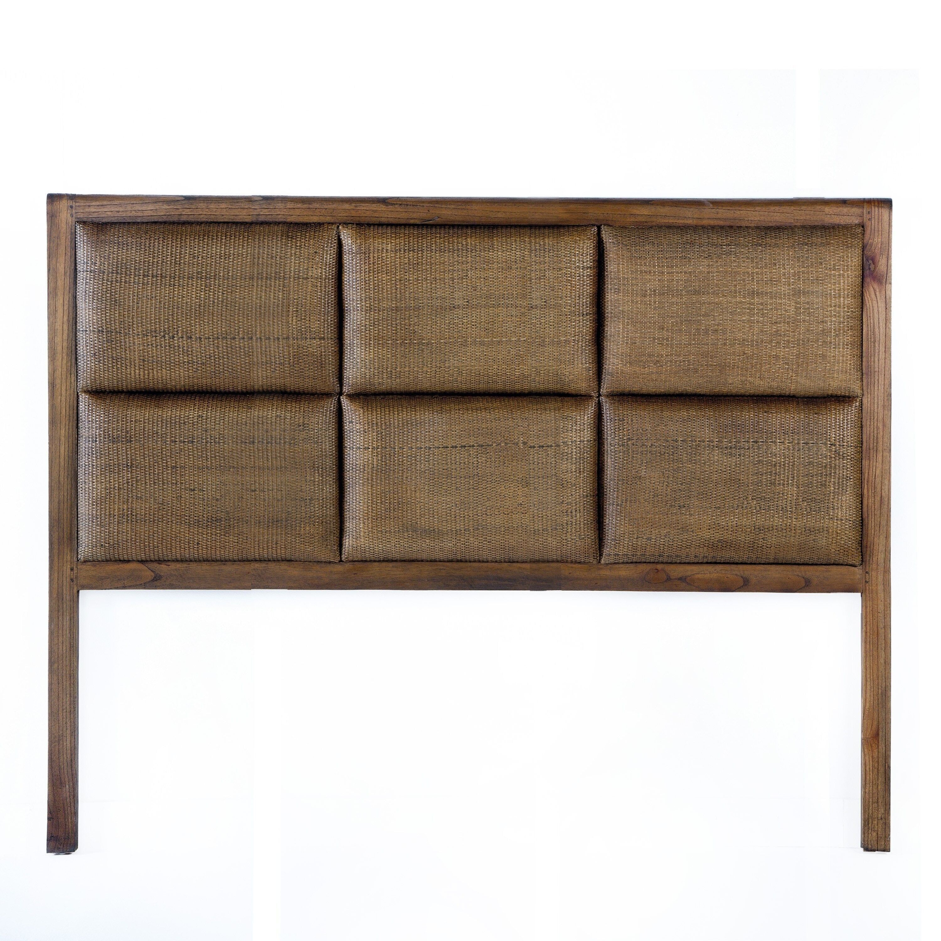 TESTIERA 190X9X137 RATTAN/VELO LEGNO NATURALE TH7644811