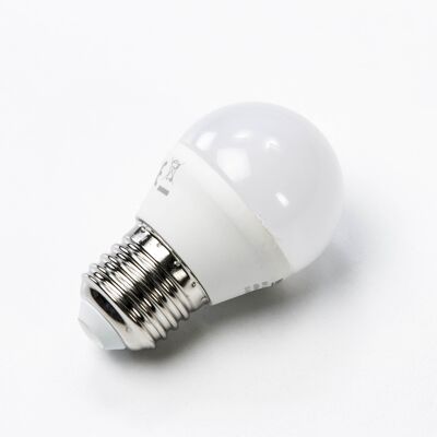 4'5X7'6 SPHERICAL LED E27 BULB. G45. 230V. 5W. 3000K MATTE TH7970400