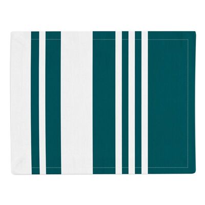 Set de table Pampelune Vert Pin coton 41x52 cm
