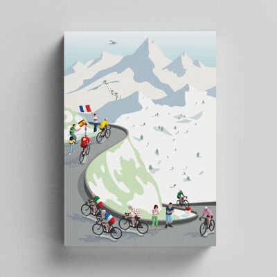 Radfahrernotizbuch - Der Berg