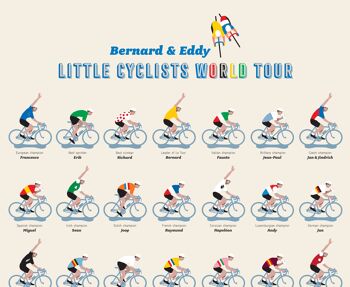 Affiche Little Cyclists World Tour - The Collection 2