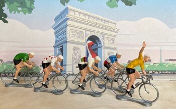 DIorama cyclistes - Paris - L'Arc De Triomphe 1