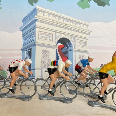DIorama cyclistes - Paris - L'Arc De Triomphe