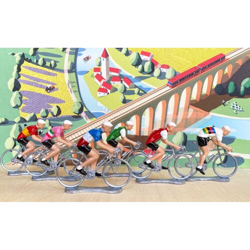 Diorama cyclistes- La Campagne Française