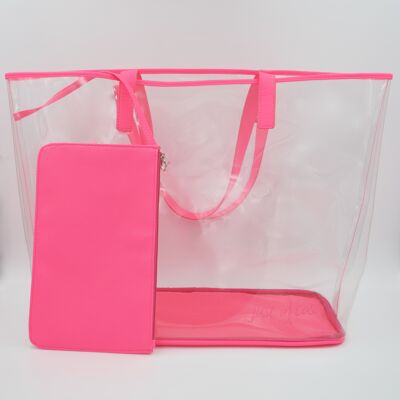 BOLSO TOTE TRANSPARENTE