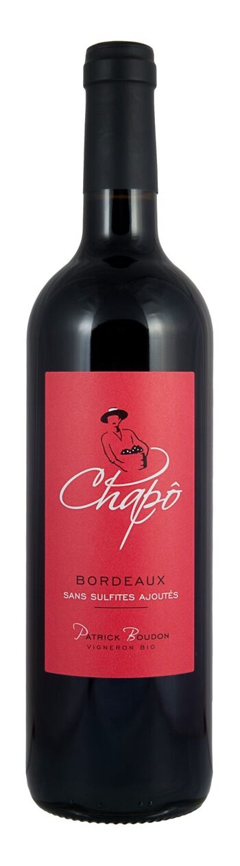 Chapô Rouge sans sulfites ajoutés 1